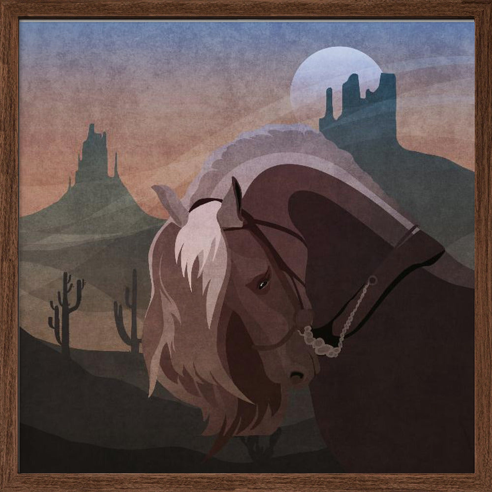 Cowboy Horse Poster